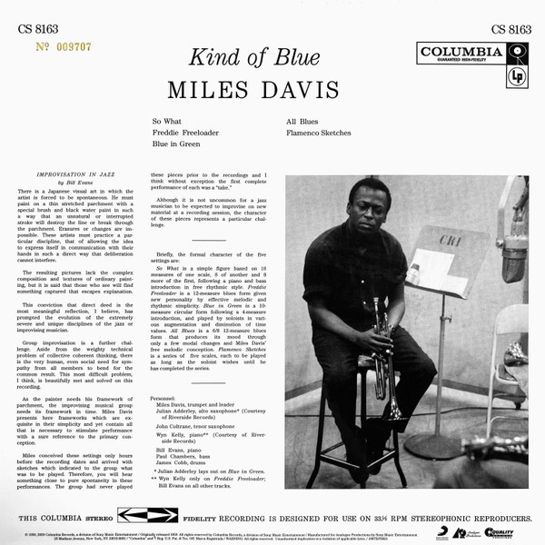 LP MILES DAVIS-Kind Of Blue UHQR - 3