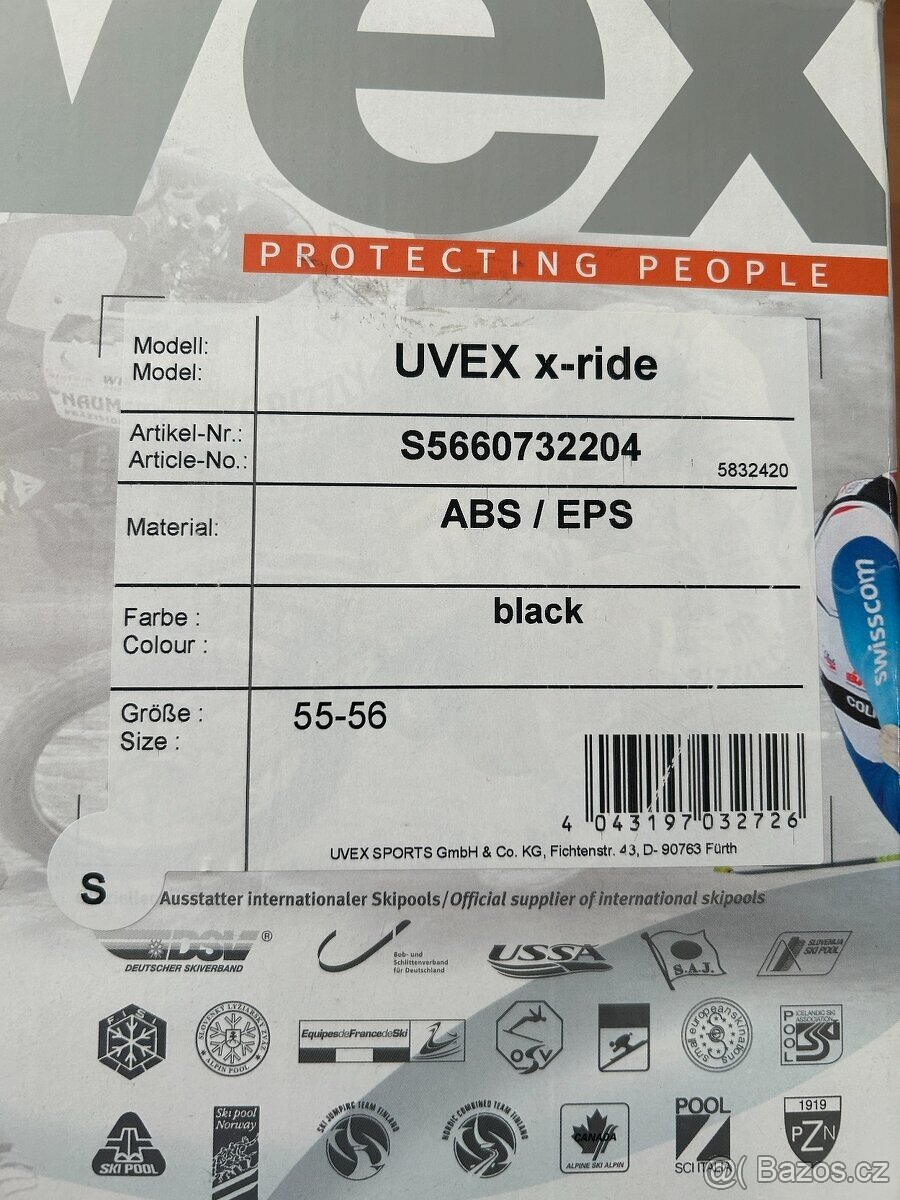 Lyžařská přilba Uvex - černá - 3