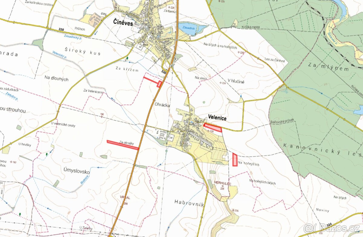 Zemědělská půda, prodej, Velenice, Nymburk - 3