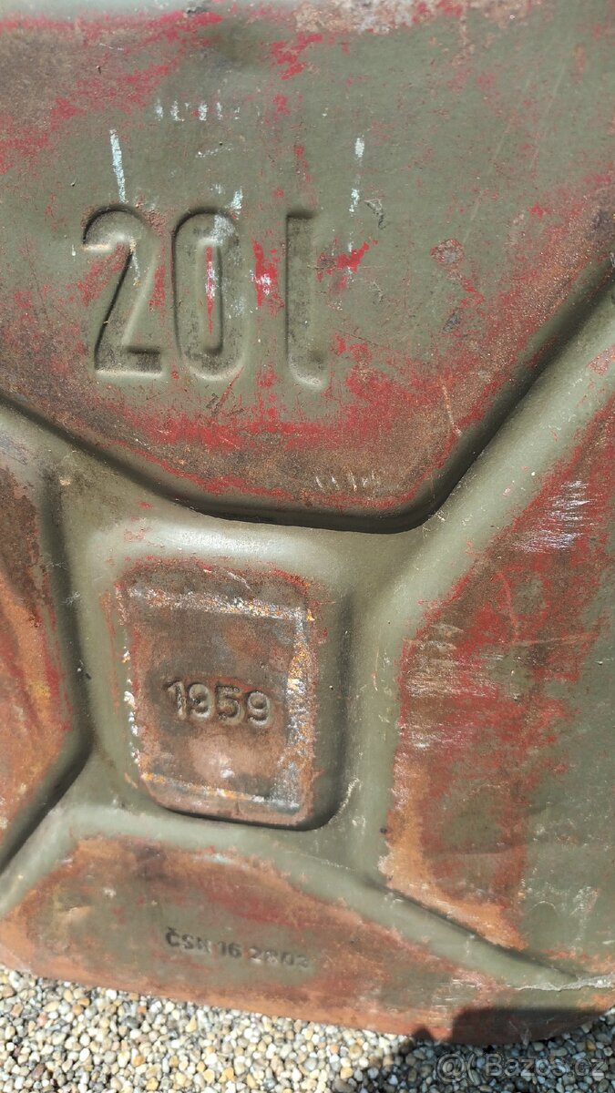 20lt kanystr 1959 do veterána
- 3