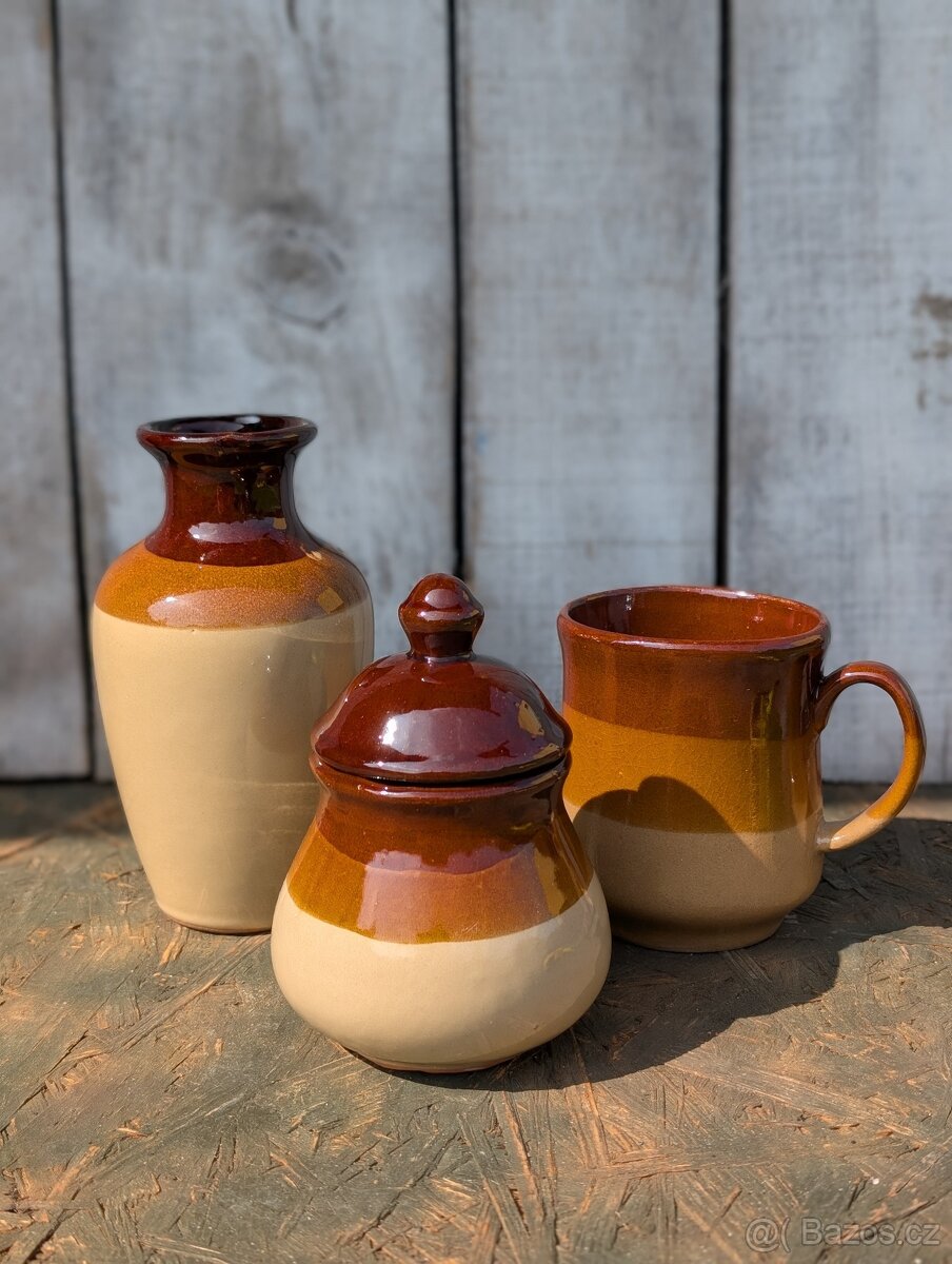 Retro souprava v přírodních barvách. - 3