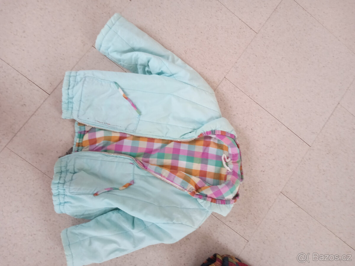 bleděmodrá bundička 1-2 roky - 3