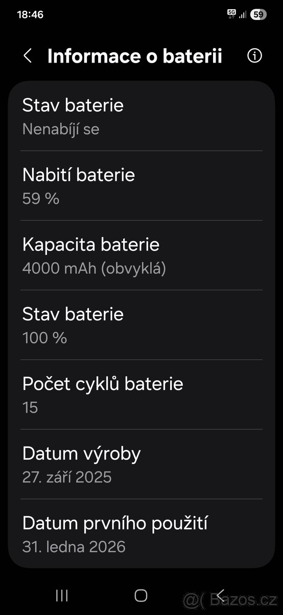 Samsung s25, 12/256gb. "Blueblack" (černa) - 3