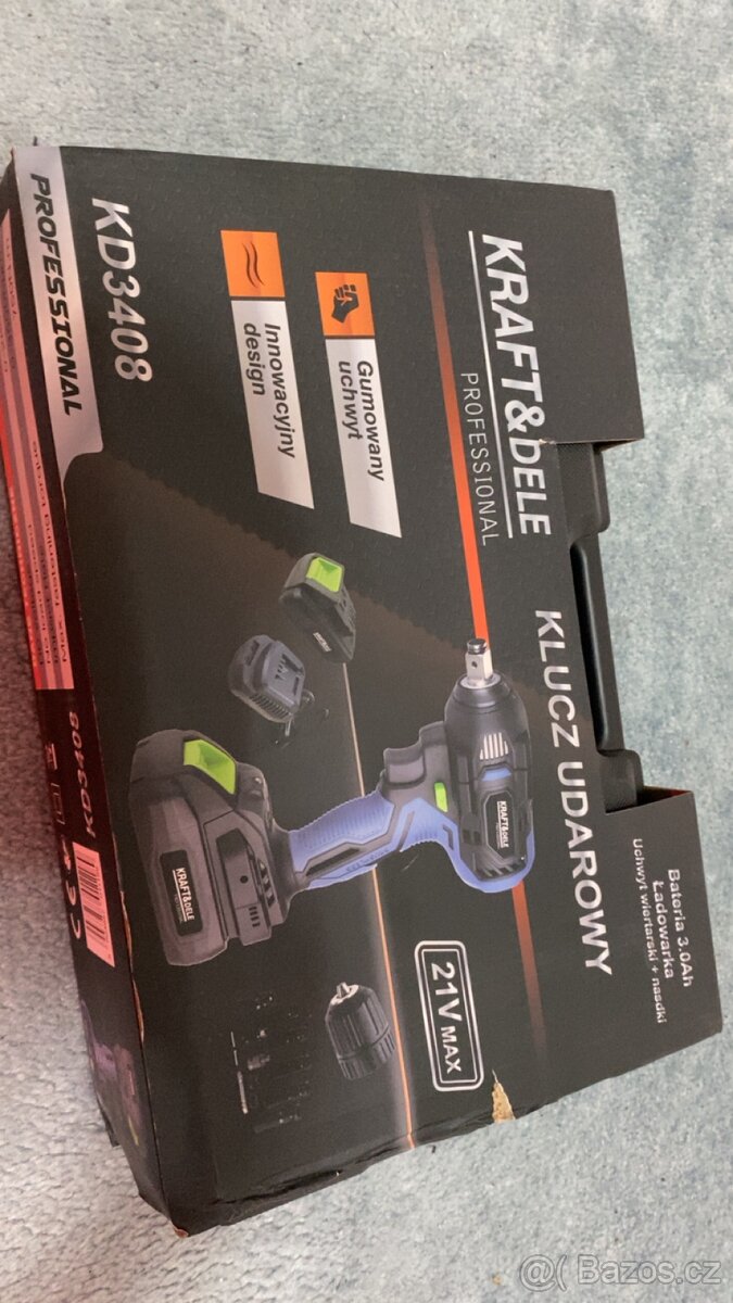 Aku rázový utahovák Kraft&Dele - 3