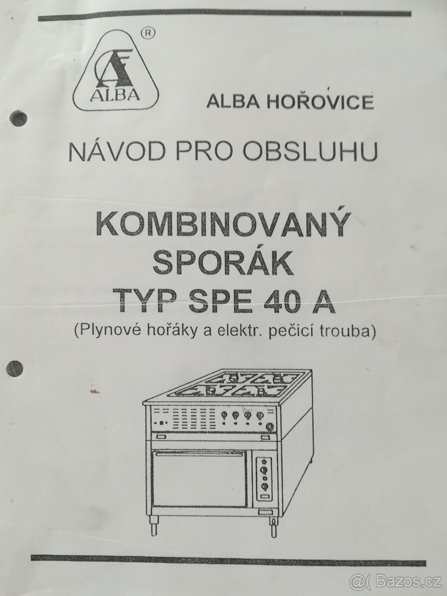 Sporák ALBA Hořovice - 3