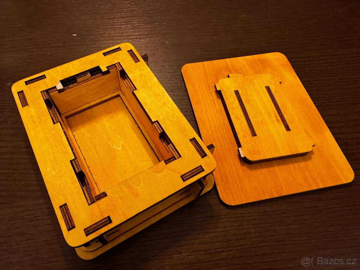 Dřevěná krabička hlavolam - 3