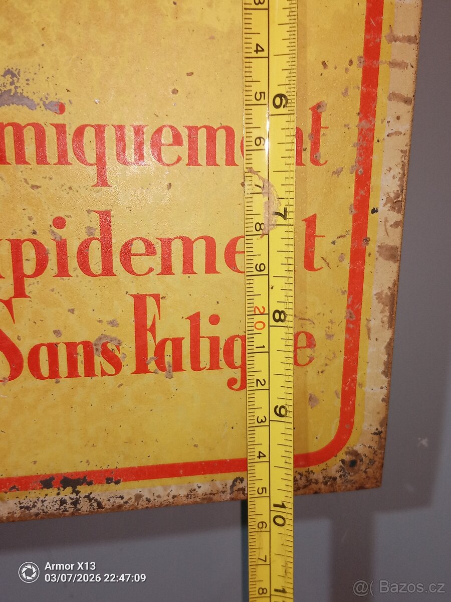 stará plechová cedule NETOVITE - 3