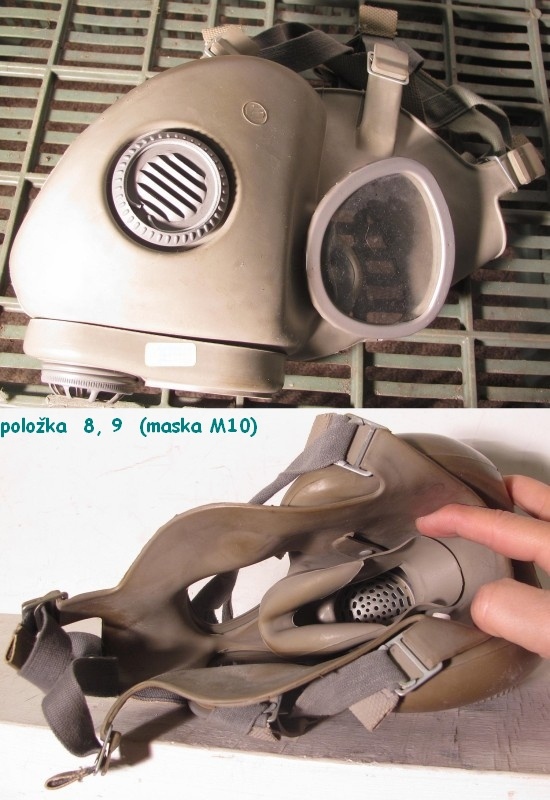 Prodám různé plynové masky a jejich příslušenství - 3