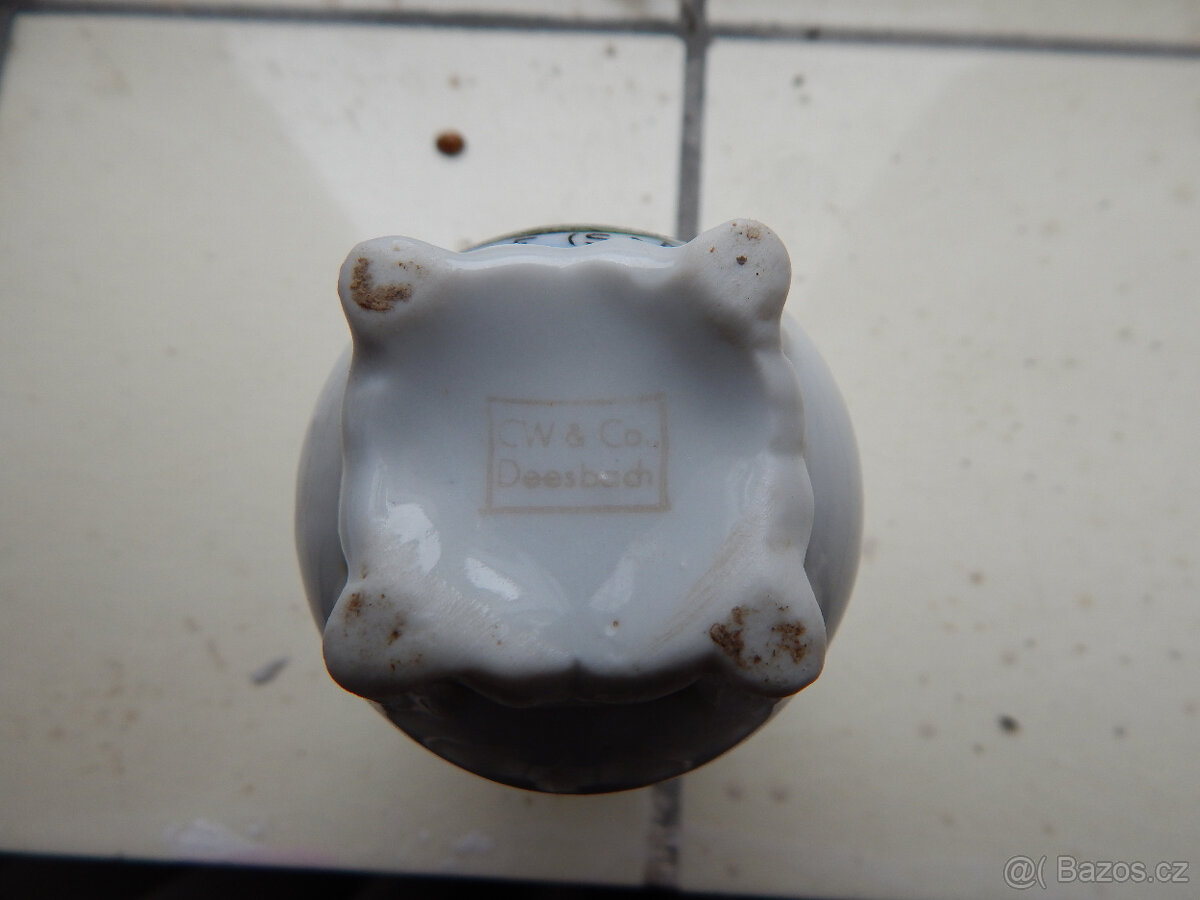 Pamětní keramika s obrázkem města Halle - 3