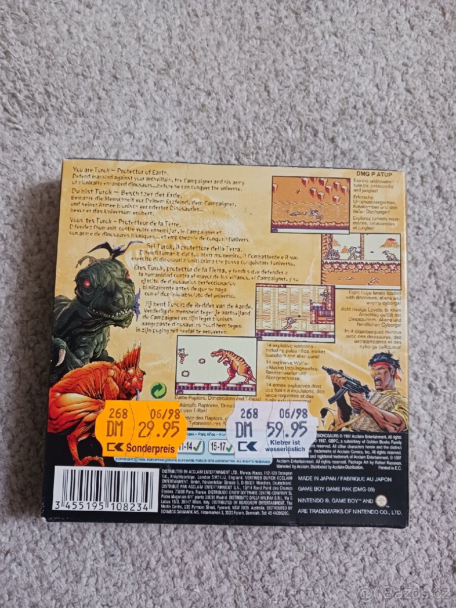 Nintendo game boy CIB Turok - 3