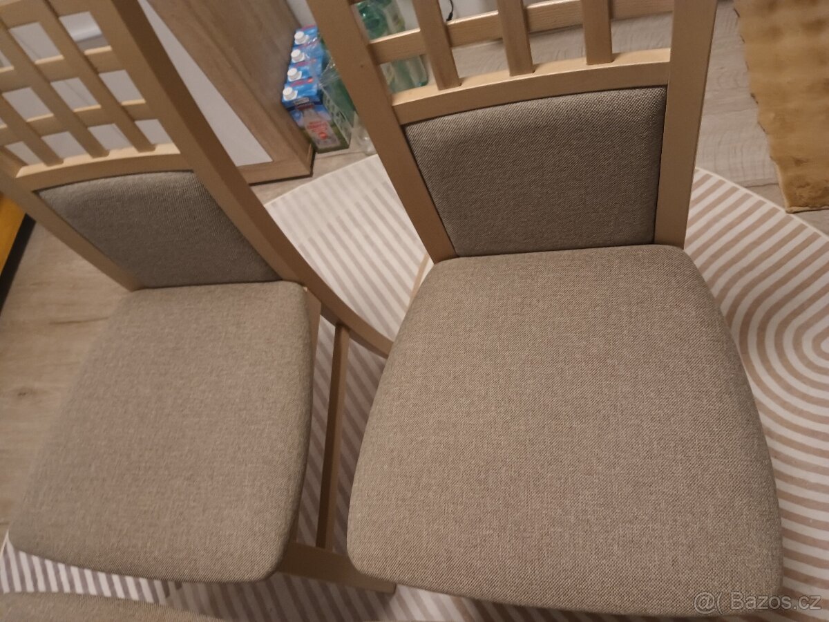 Nabízím k prodeji úžasné jídelní židle čtyři kusy - 3