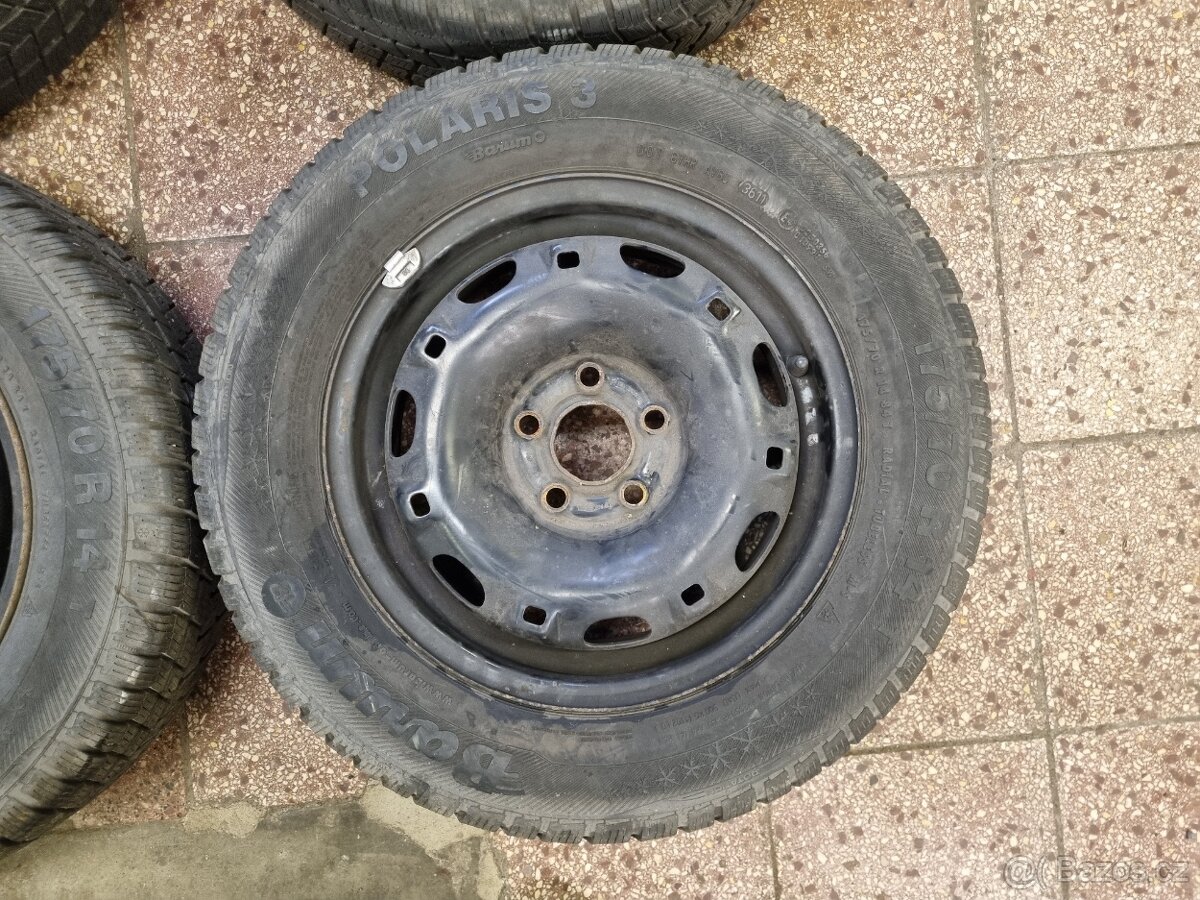 Ocelová kola disky 5x100 175/70 R14 - 3