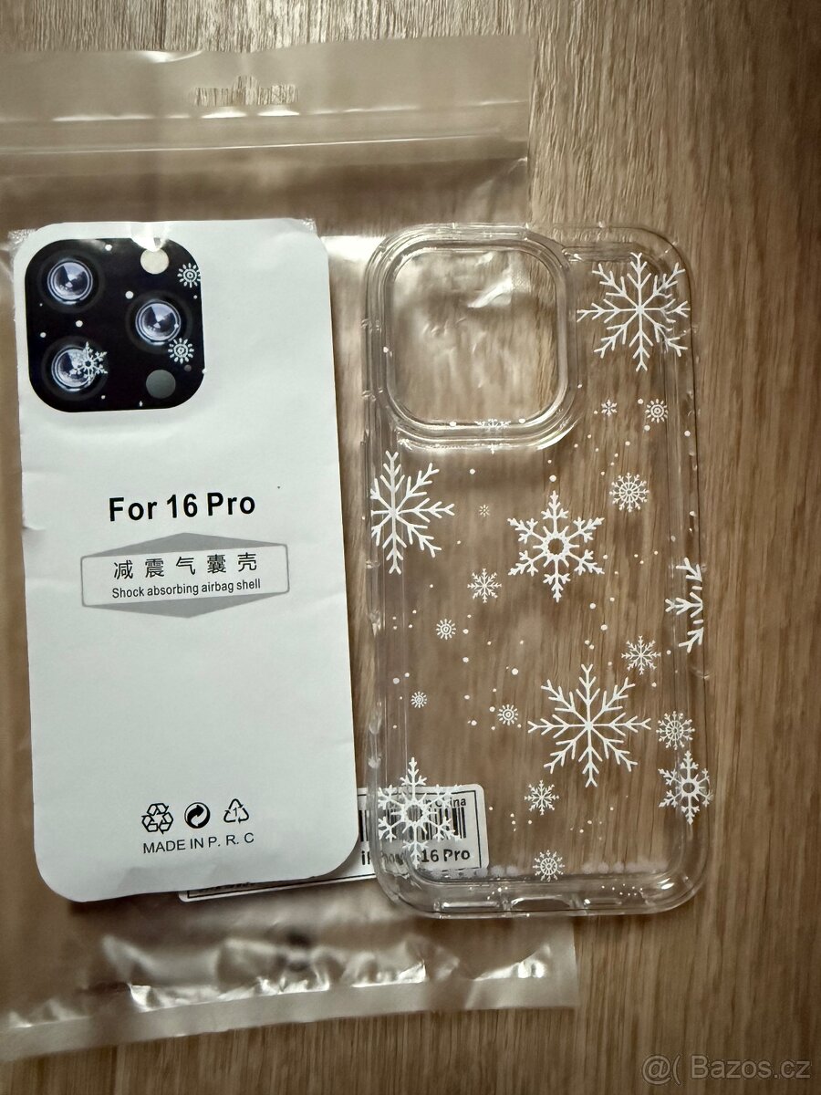 Průhledná vánoční pouzdra pro Apple iPhone 16 Pro - 3