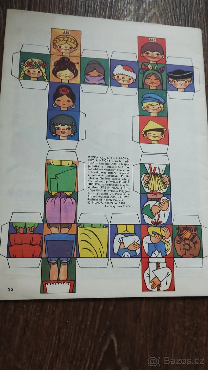 ABC -vystřihovací papírové hračky - 3