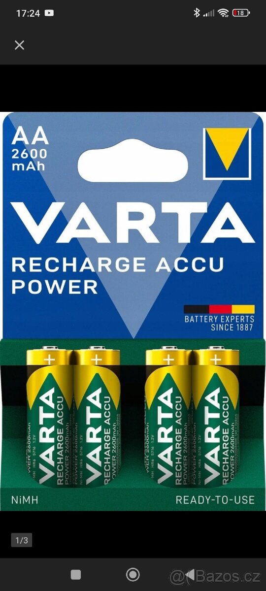 Baterie varta AA - 3