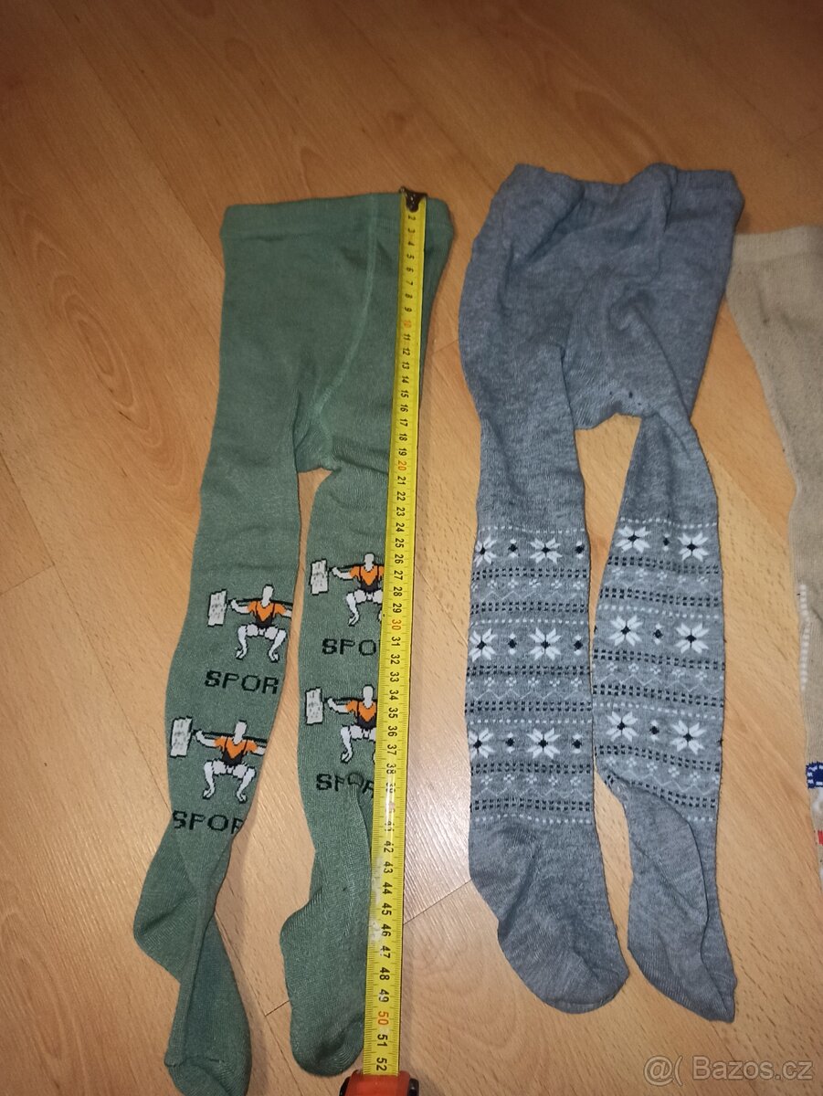 Punčocháče 86/92, 110/116 , čepice - 3