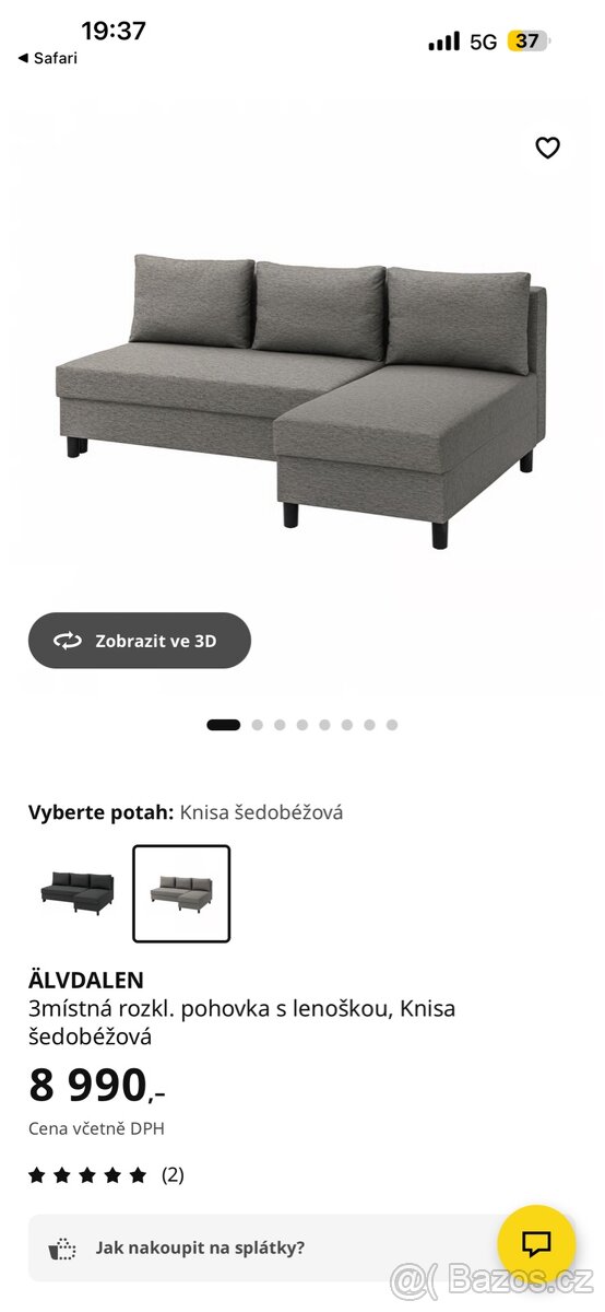 Pohovka Ikea - 3