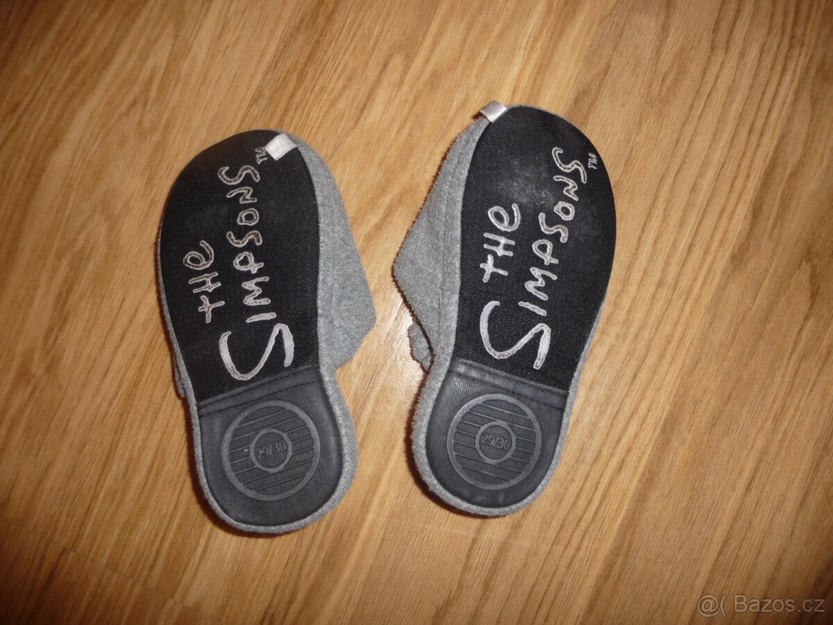 Bačkůrky, pantofle s Bártem vel.29/30 - 3