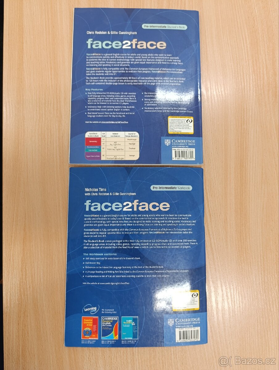 Učebnice angličtiny face2face, cvičebnice, CD ROM/audio CD - 3