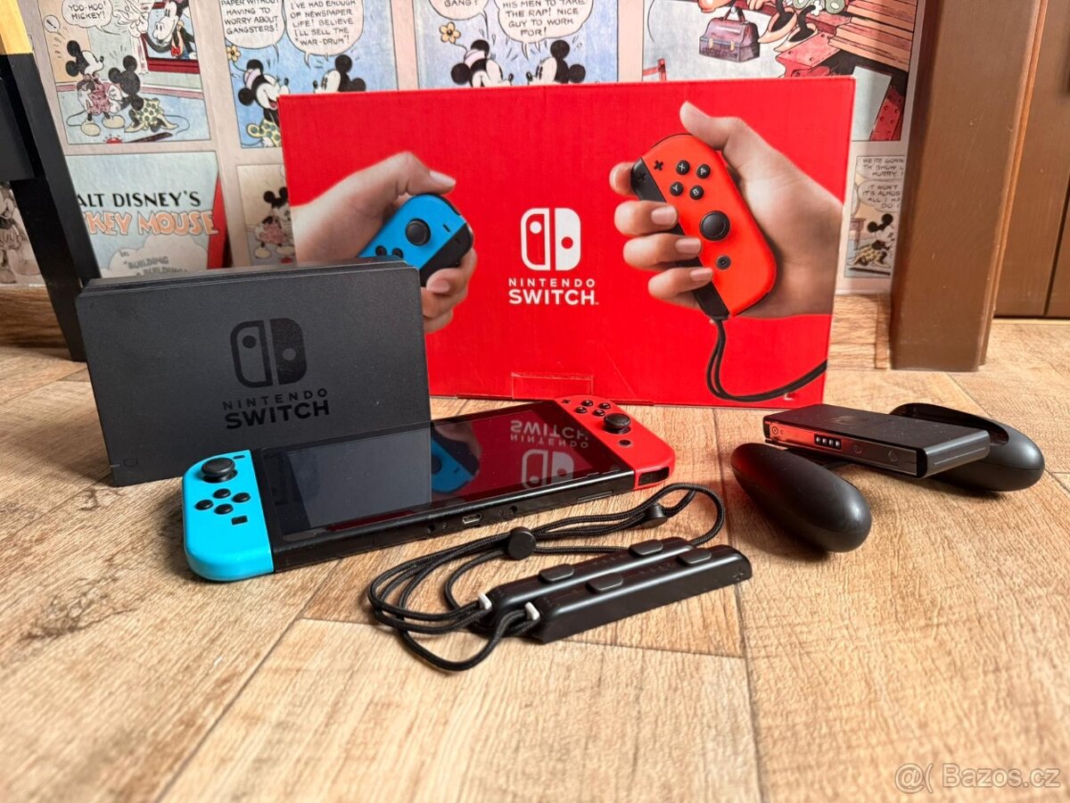 NINTENDO Switch - Neon Red&Blue Joy-Con - 3