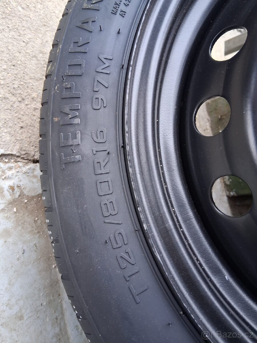 Disk 5x100 R16 rezerva,dojezdovka - 3