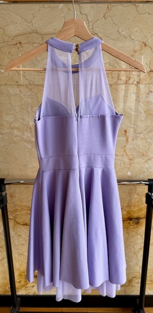 Fialové společenské šaty – vel. 36 - 3