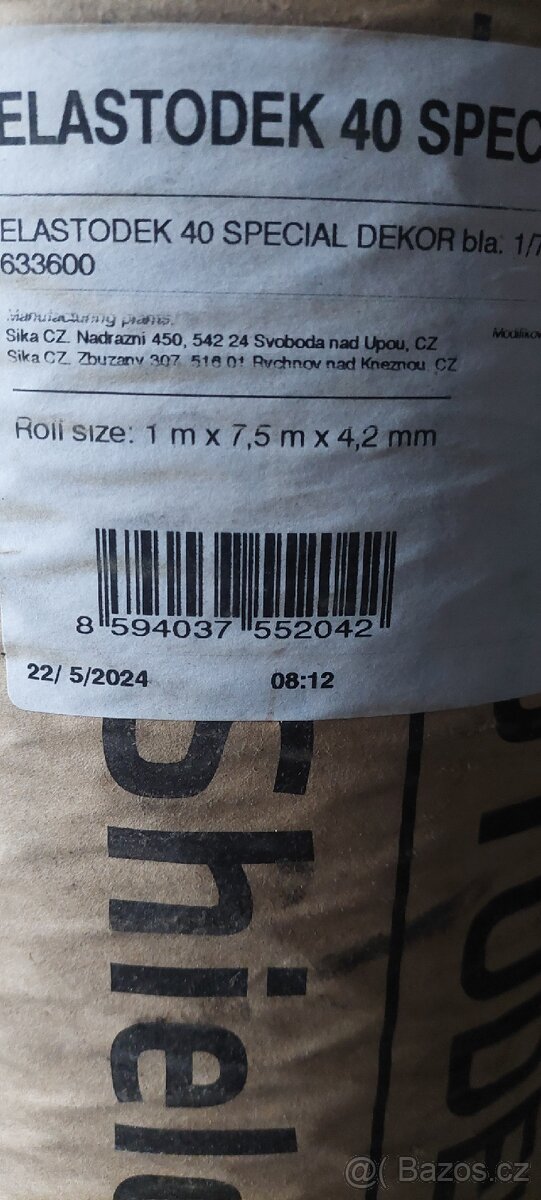 Asfaltový pás hydroizolační ELASTODEK 40 STANDARD DEKOR - 3