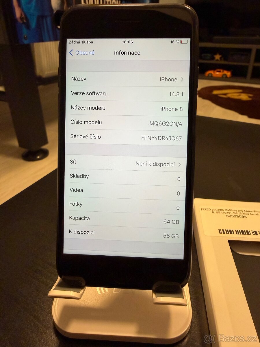 IPhone 8 64GB + pouzdro FIXED - 3