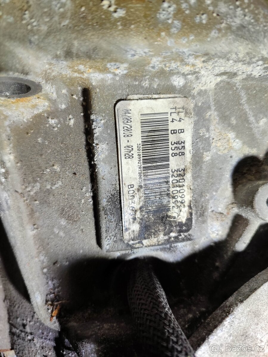 Převodovka Dacia typ TL4B 358 1.5 dCi - 3