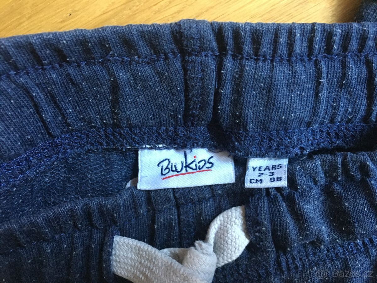 Modré tepláky vel. 98 značka BluKids - 3