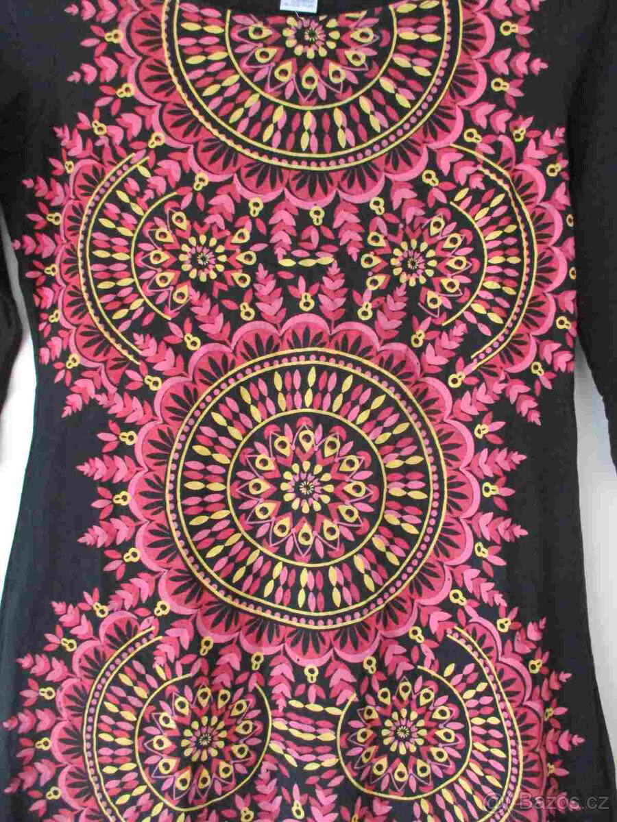 Dámské šaty tunika mandaly Himalife S 36 nové - 3