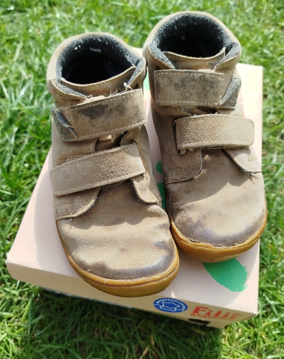 Kožené Barefoot boty Filii vel. 29 - 3