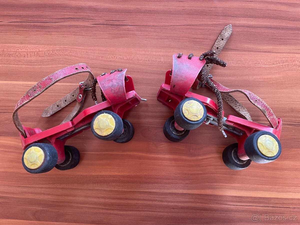 Retro dětské kolečkové brusle - 3