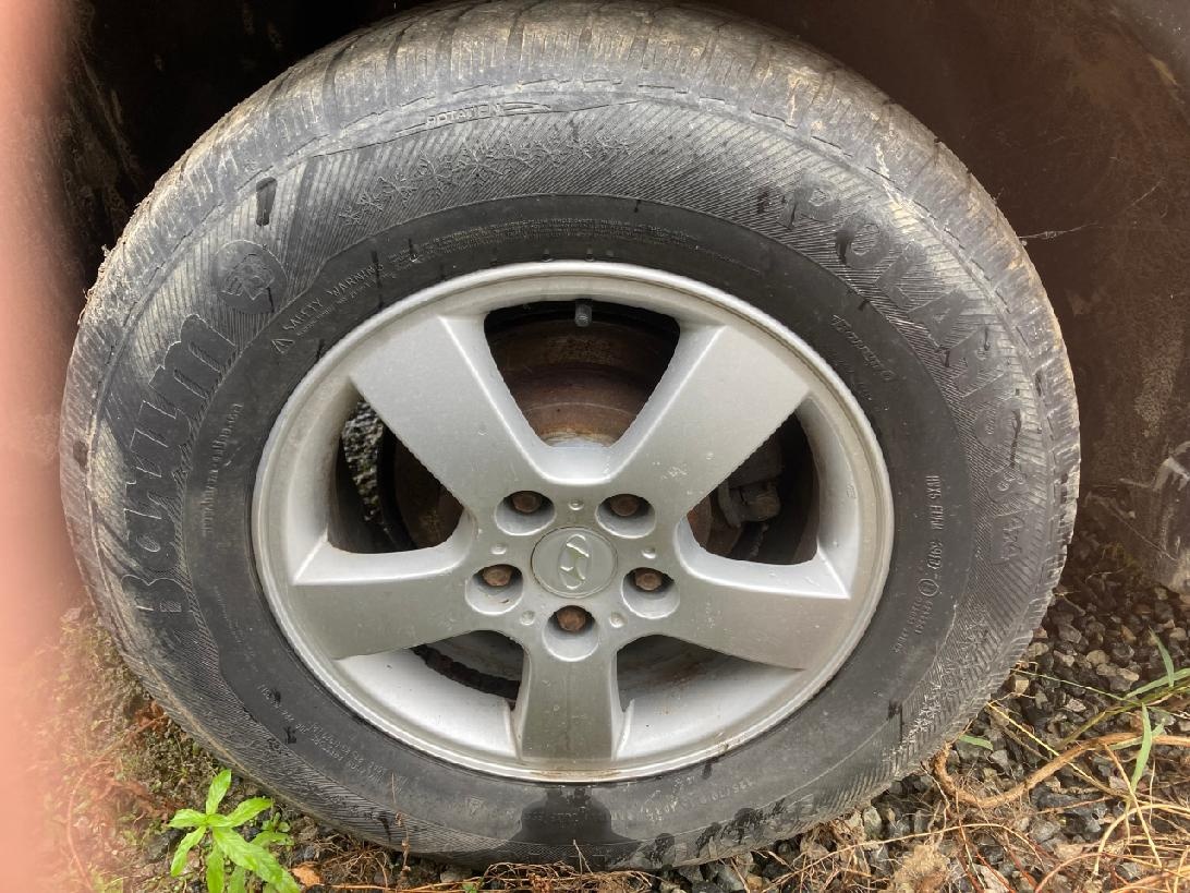 hyundai santa fe 1 alu kola zimní pneu 225/70r16 - 3