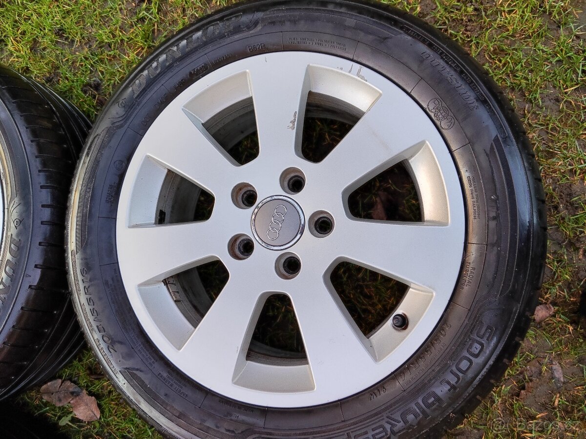Letní sada Audi A3 r16 5x112 Dunlop 205/55/16 - 3