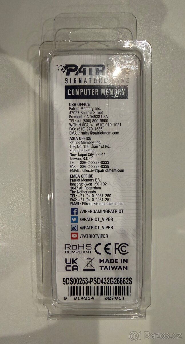 Patriot DDR4 32GB 2666MHz SO-DIMM - 3
