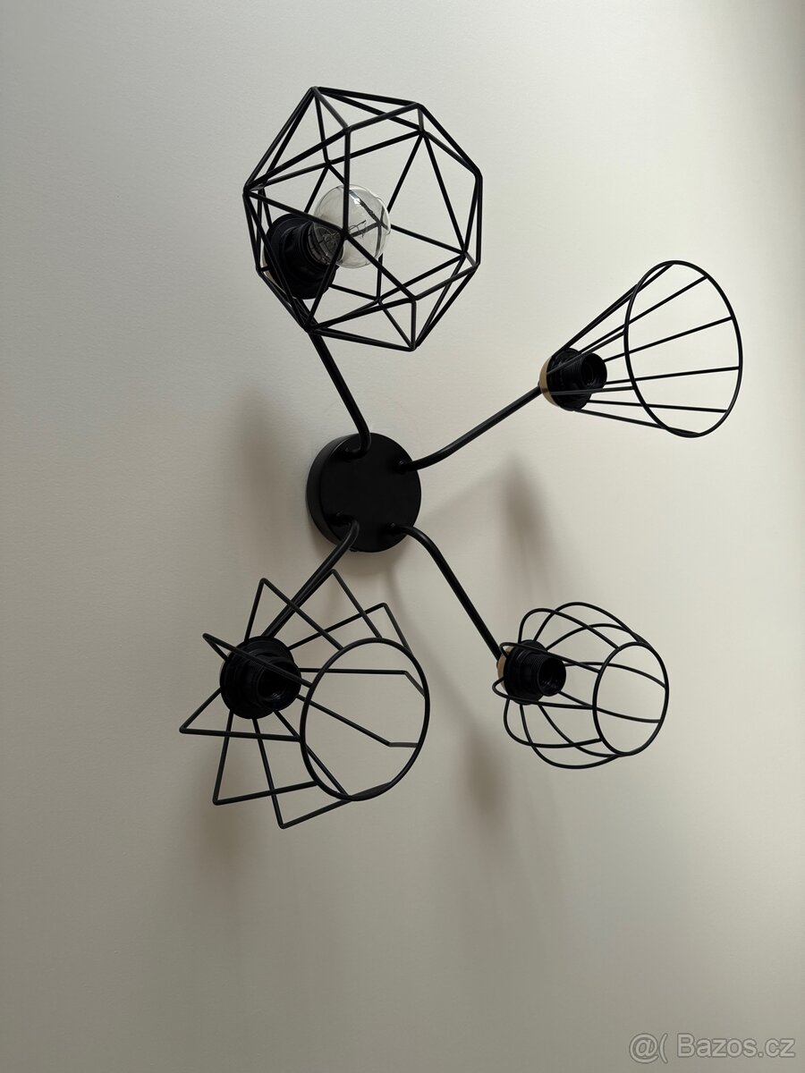 Stropní svitidlo cerne - 3