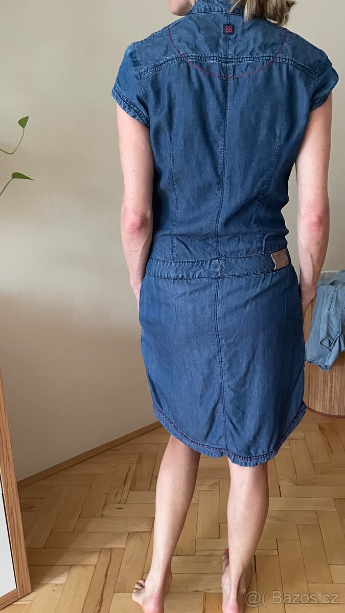 Lehké riflové šaty S - 3