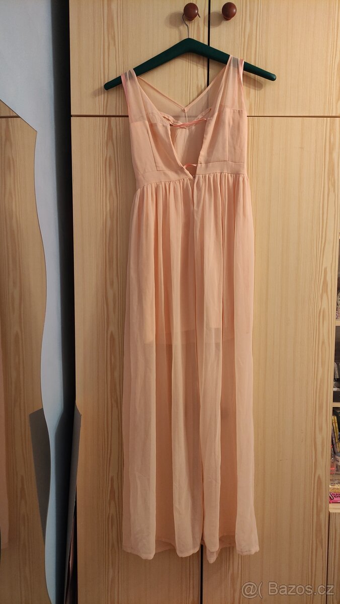 Lehké lososové šaty - 3