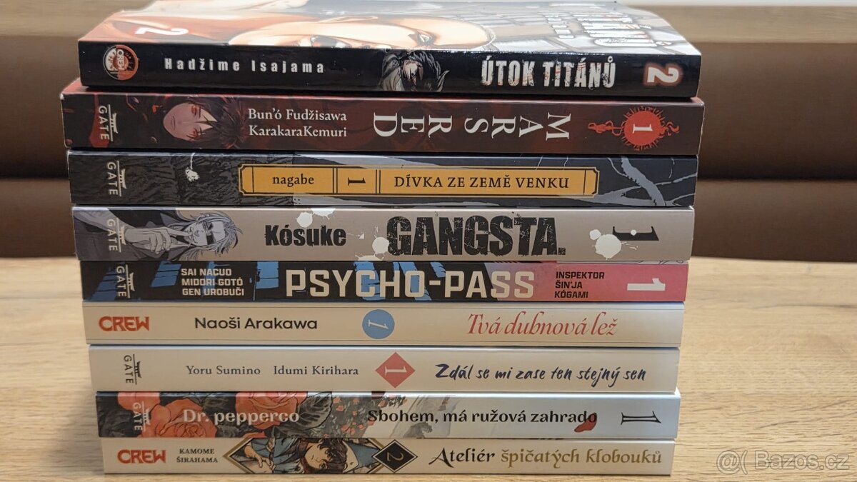 Různé manga knihy 9 knih 650Kč - 3