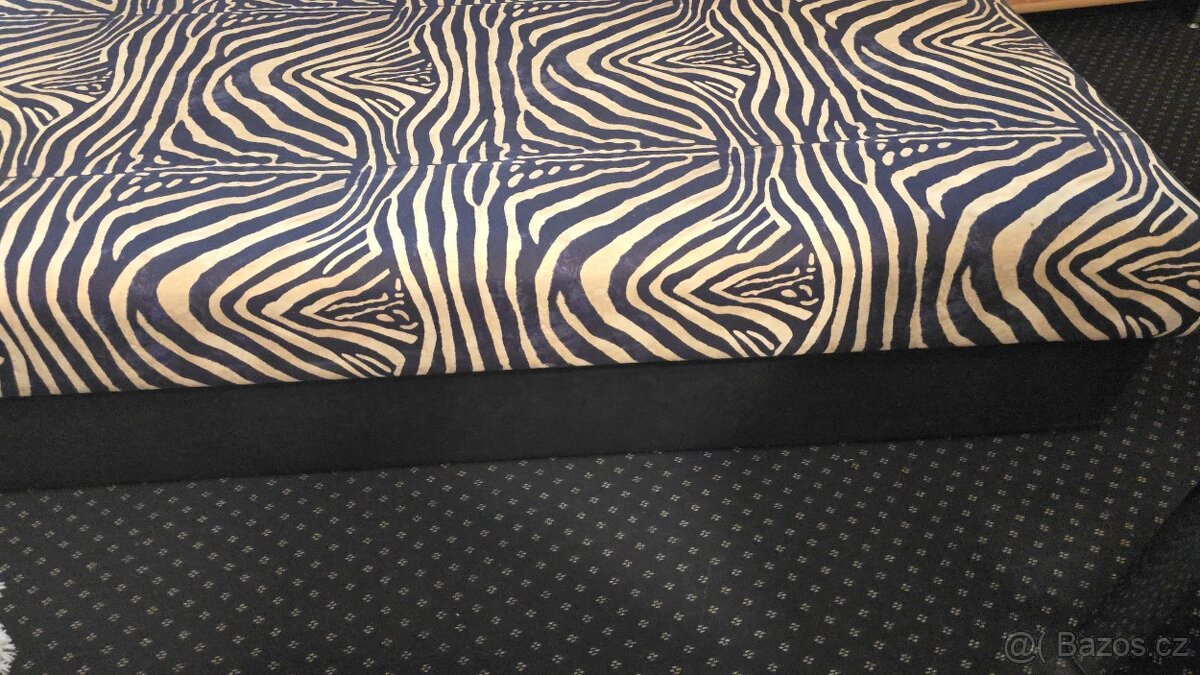 Postel 195x85x40 Alcantra s úložným prostorem - 3