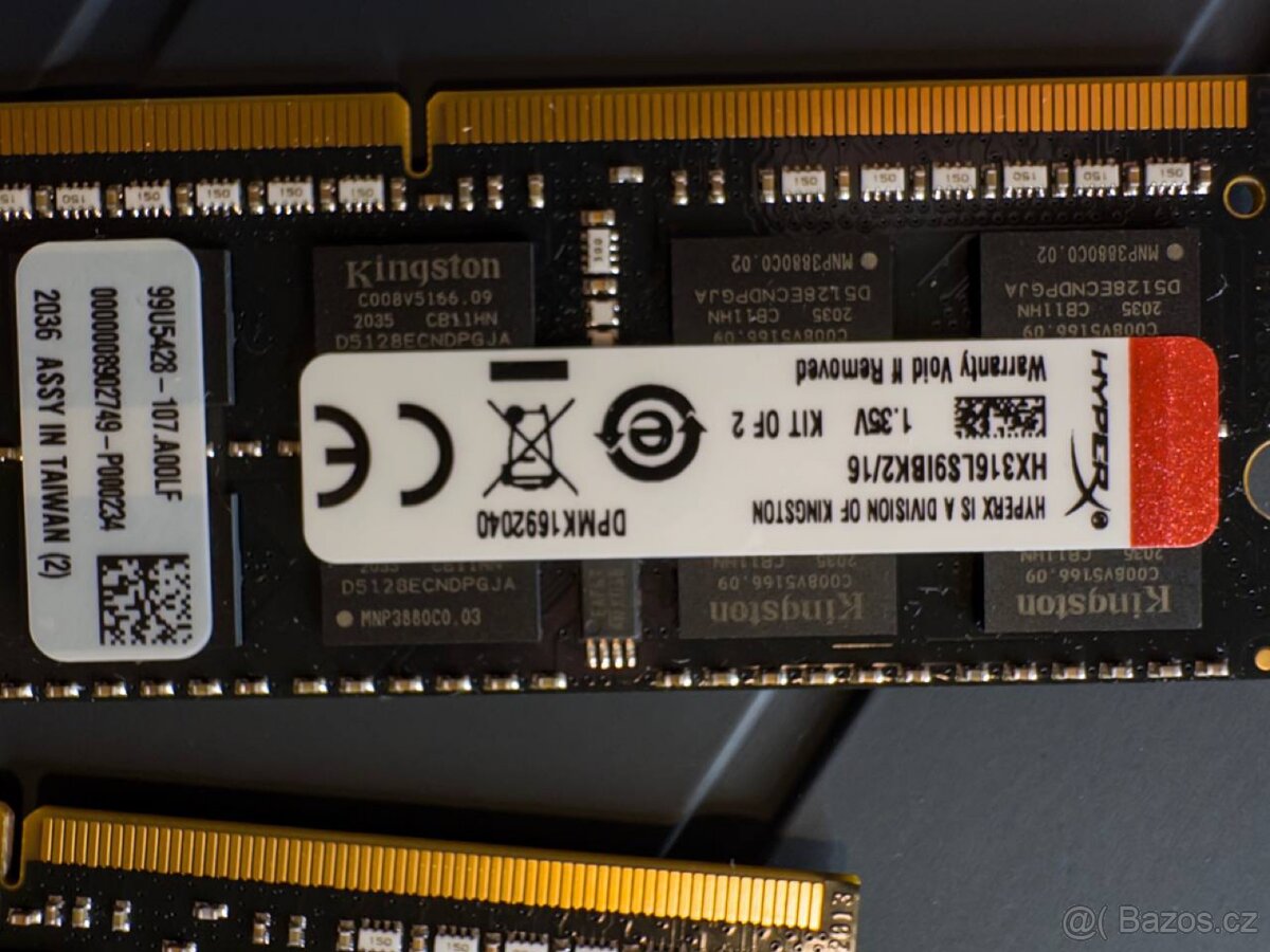DDR3 16Gb kit notebook RAM paměť - 3