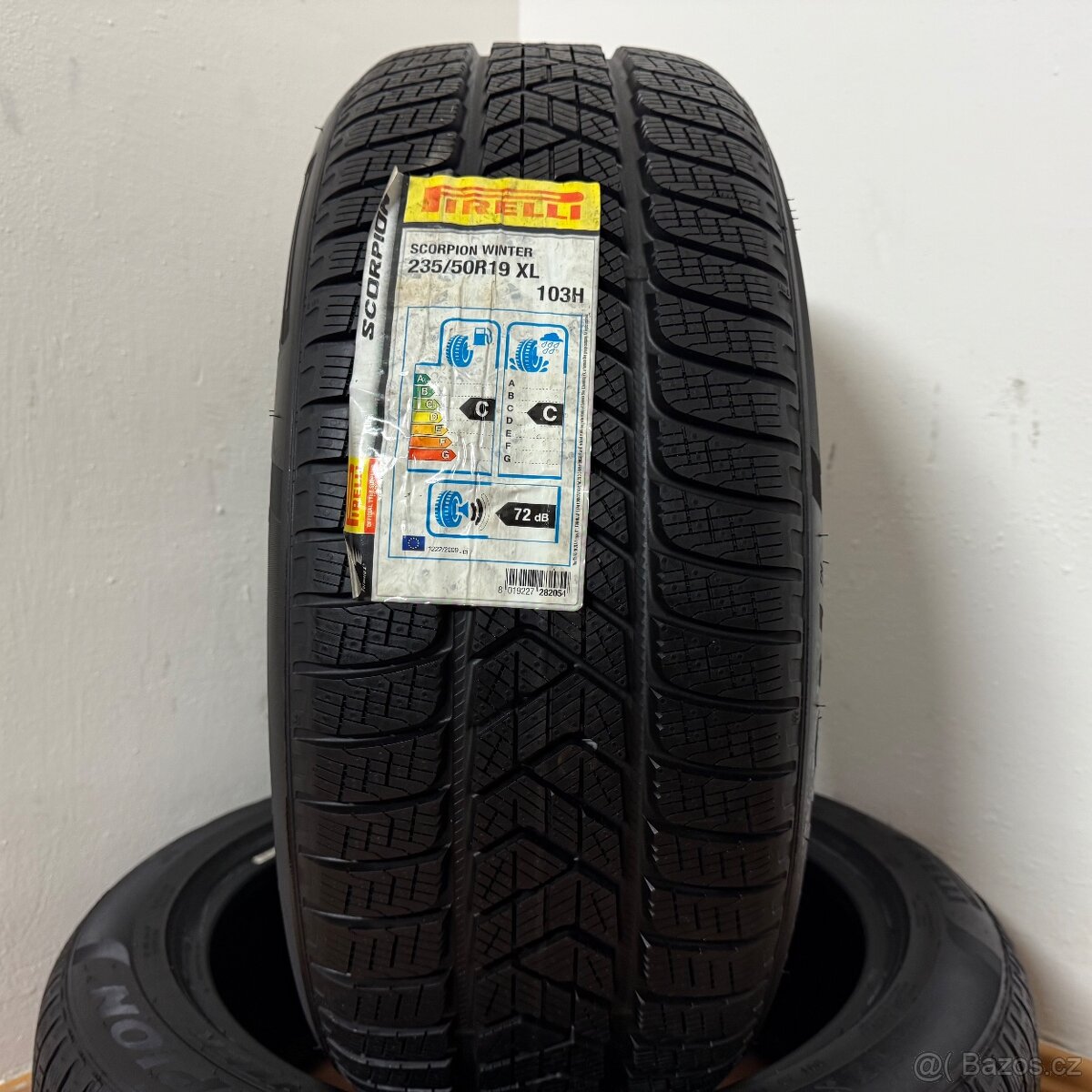 NOVÉ ZIMNÍ PNEU PIRELLI 235/50 R19 103H XL 8mm - 3