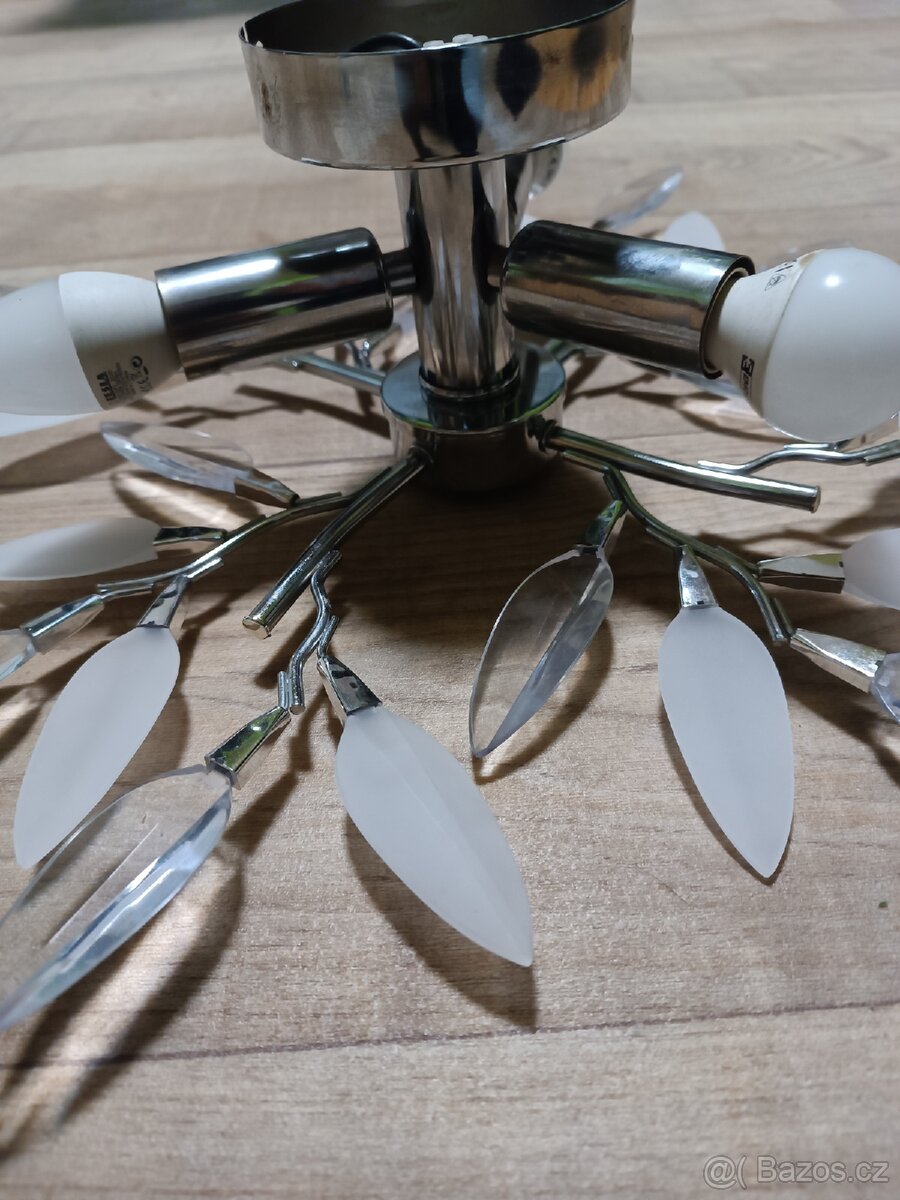 Chromový Lustr - Lístky - 3