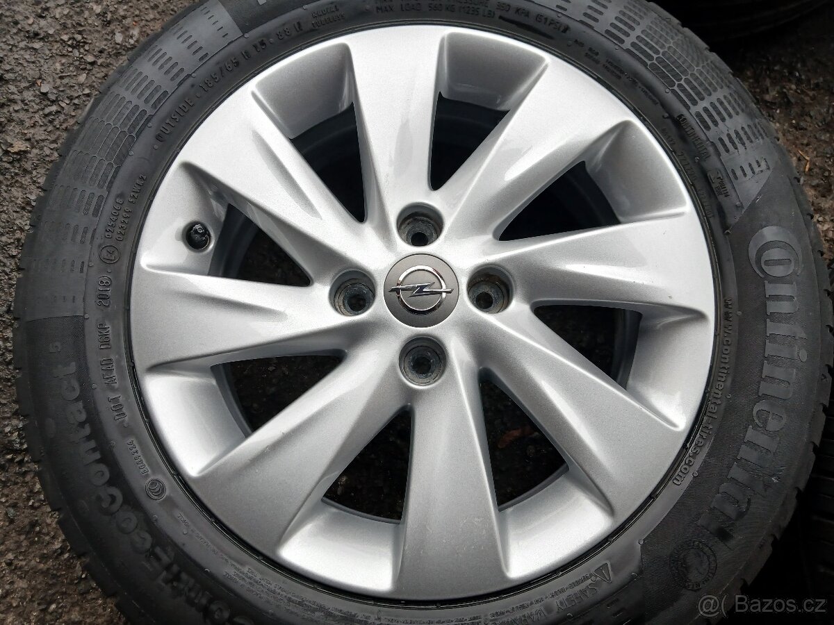 P- Sada Orig ALU kol Opel 185/65R15 letní - 3