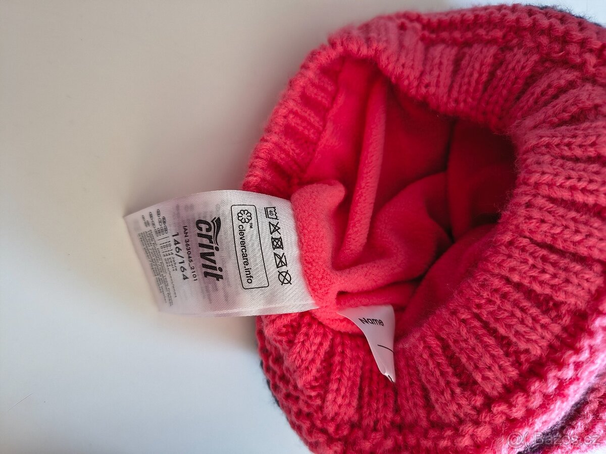 Zimní holčičí čepičky - 3