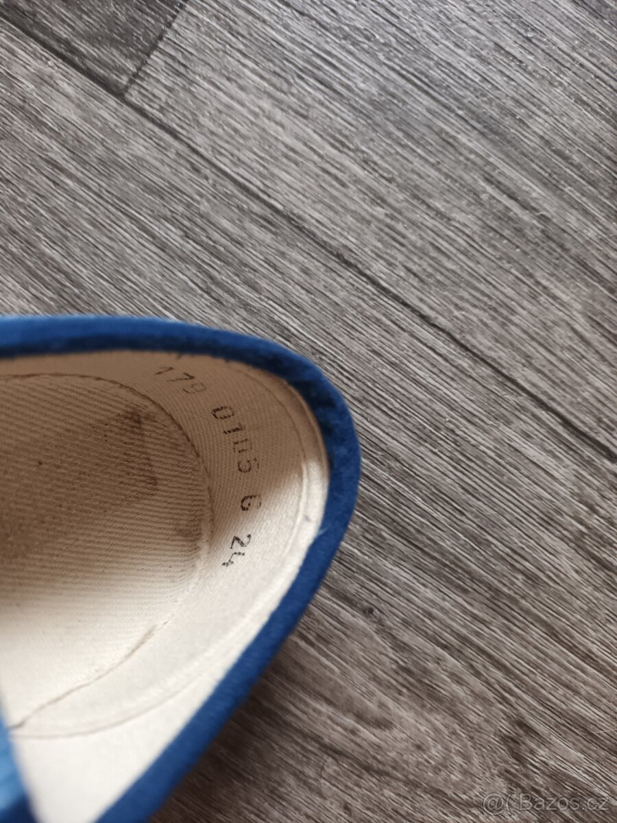 Dětské modré bačkory, vel. 24 - 3