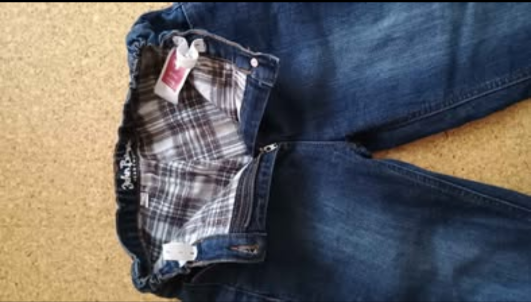 Dívčí zateplené rifle vel.146 - 3