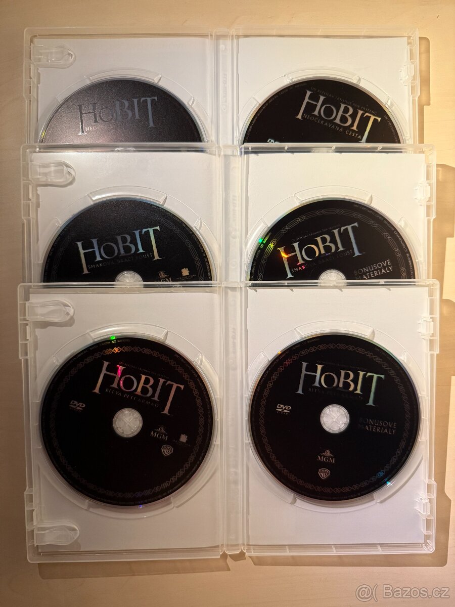 Dvoudisková edice Hobit – trilogie (DVD) + karty postav - 3