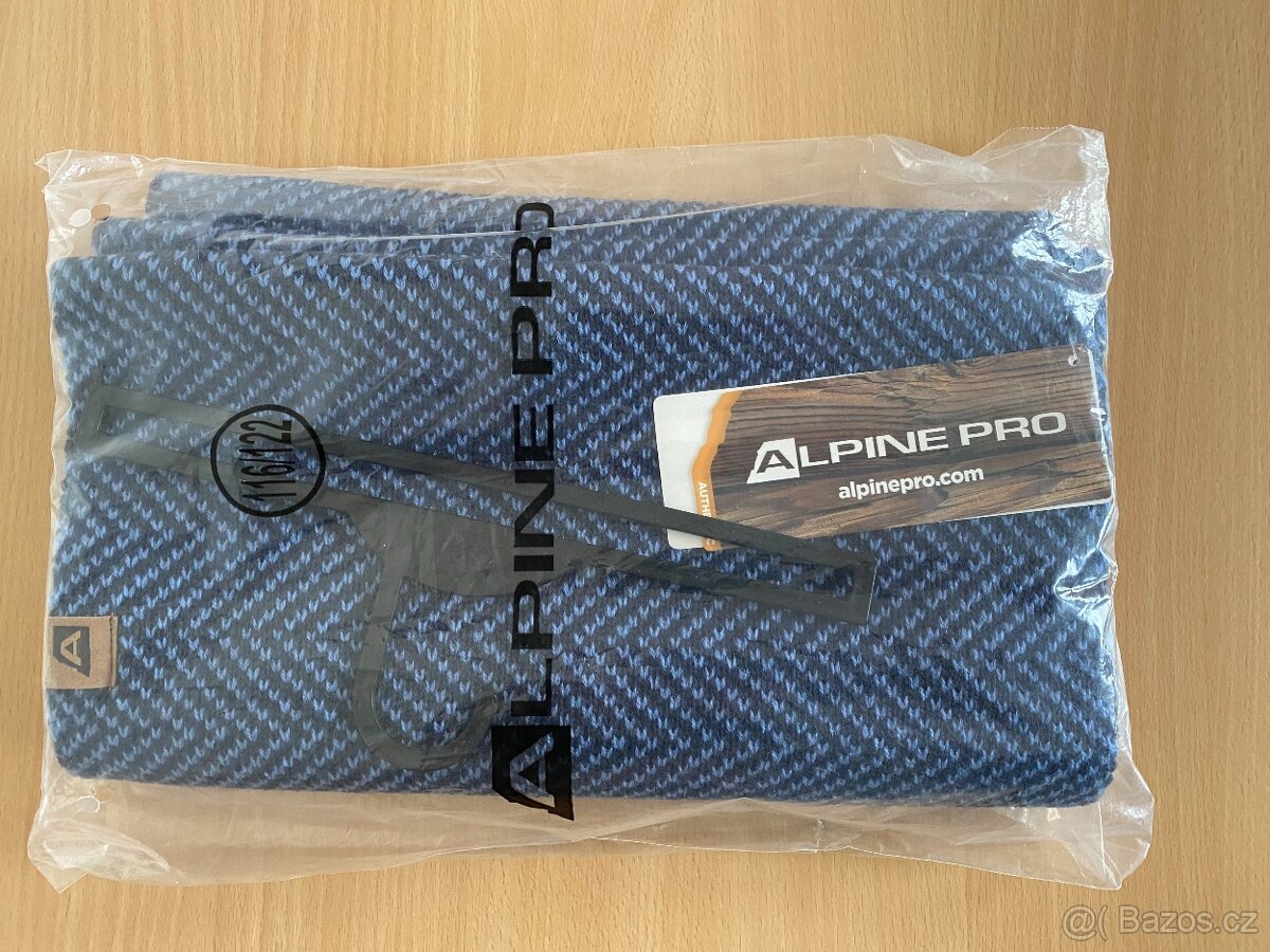 Nová unisex kruhová šála ALPINE PRO - modro-černá - 3